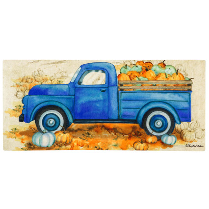 Sassafrass Mat Insert-Pumpkin Farm Truck