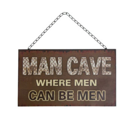 Man Cave Metal Wall Sign