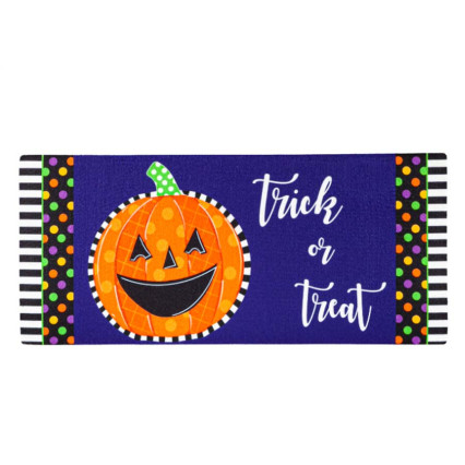 Patterned Jack-O-Lantern Sassafras Mat Insert