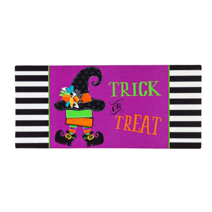 Sassafras Switch Mat - Trick Or Treat Witch