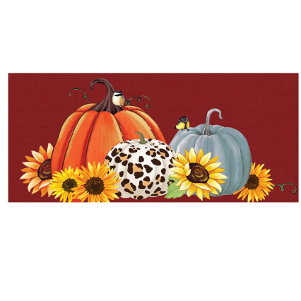 Animal Print Pumpkin Sassafras Switch Mat