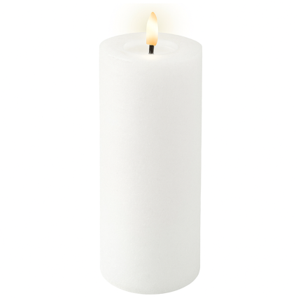 Lumineo LED Wax Candle w/ Flame Effect - Cream