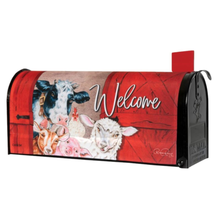 Barnyard Friends Mailbox Cover