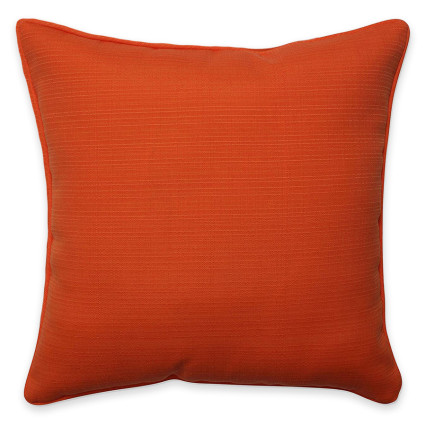 17" Sundeck Orange Outdoor Pillow