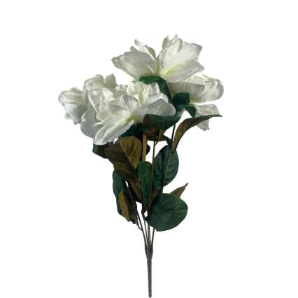 22" Magnolia Bush- White