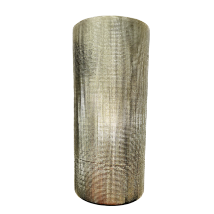 11.5"H Gold Textured Vase