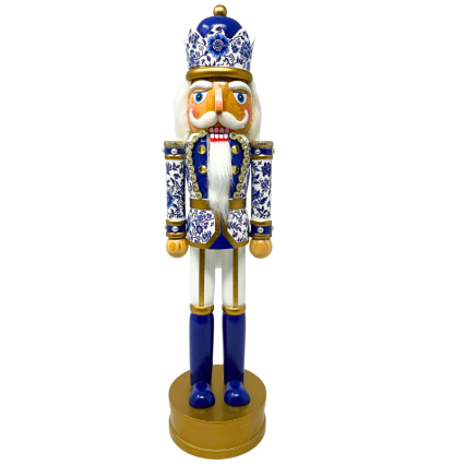 15" Chinoiserie Nutcracker - Crown
