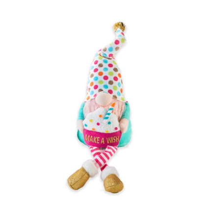 Birthday Gnome Shelf Sitter - Make A Wish