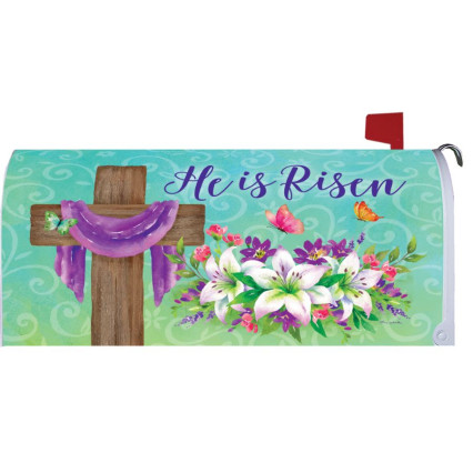He Is Risen Mailbox Cover