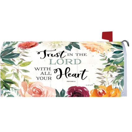 Trust in the Lord Mailbox Cover