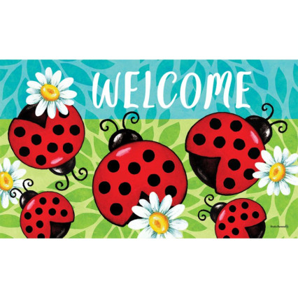Ladybugs Welcome Doormat