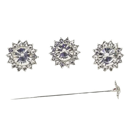 3" Bouquet Pins, Flower Design
