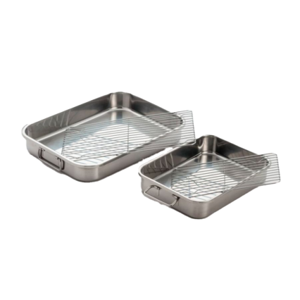 Lasagna/Roaster 4pc Stainless Steel