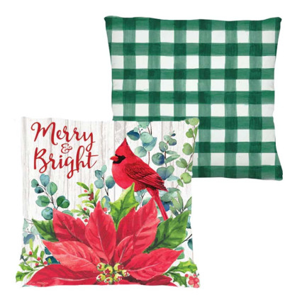 Interchangeable Pillow Cover-Merry and Bright
