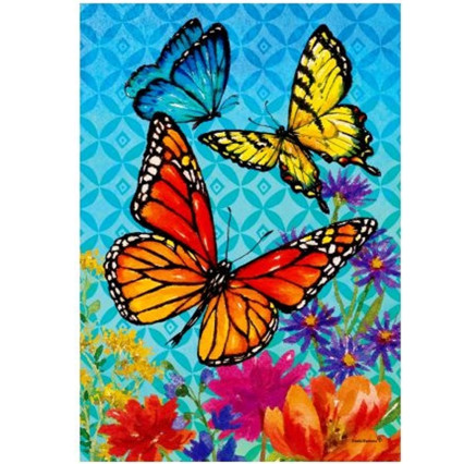 Butterflies & Wildflowers Garden Flag