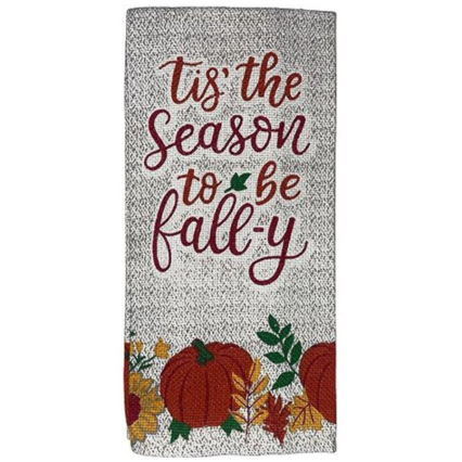Tis' The Season to be Fall-y Kitchen Towel