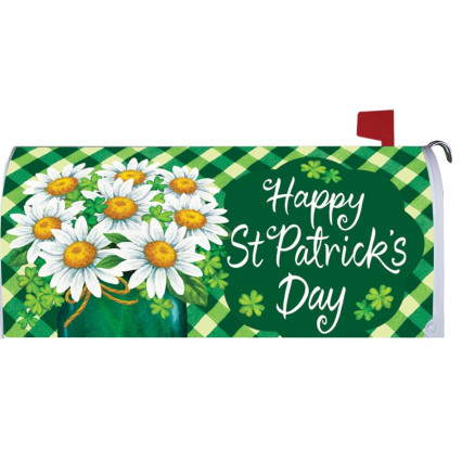 St. Patrick's Sunflowers Mailbox Cover