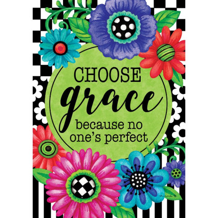 Choose Grace Garden Flag
