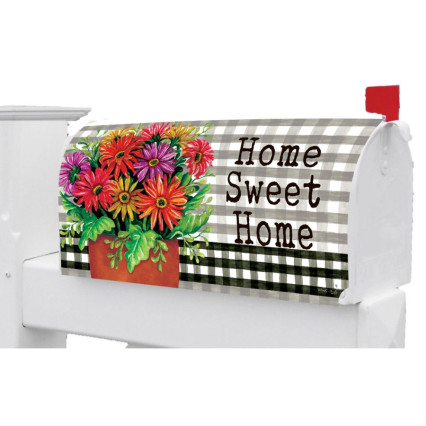 Potted Gerberas Mailbox Cover