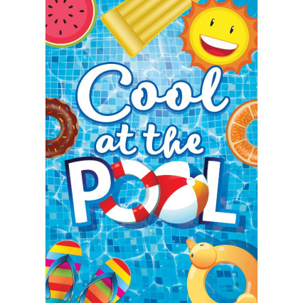 Cool At The Pool Garden Flag