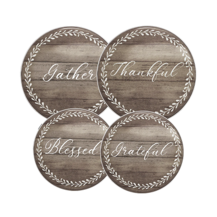 4pc Burner Cover Set-Daily Gratitudes
