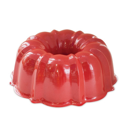 NordicWare 12 Cup Formed Bundt Pan - Red