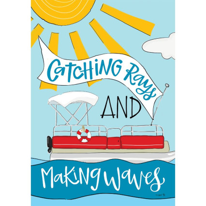 Catching Rays Garden Flag