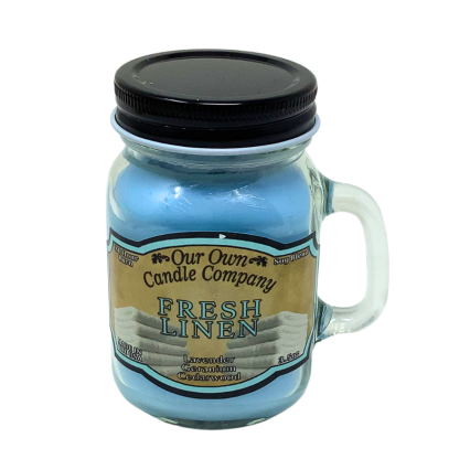 13oz Mason Jar Fresh Linen