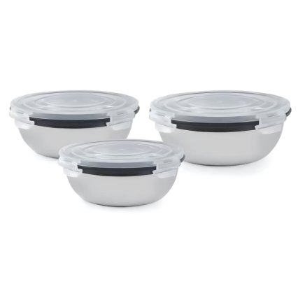 Grant Howard Mason Flip Lock Lid 3-Piece Bowl Set