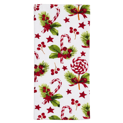 Candycane Treats Kitchen Towel