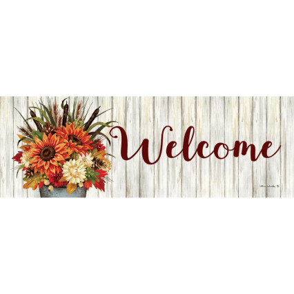 Sunflower & Cattails Signature Sign