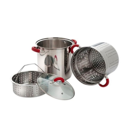 Excelsteel 12Qt Multi Cooker & Pasta Pot