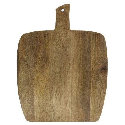 Upton Mango Wood Cheese Charcuterie Serving Board - White