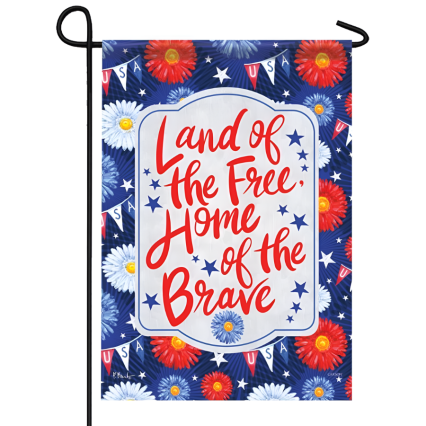 USA Daisy Garden Flag