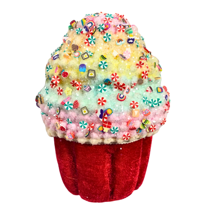 7" Cupcake Ornament