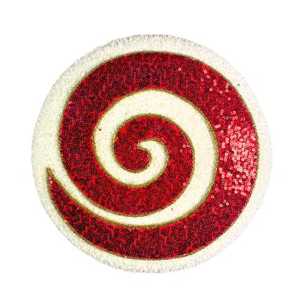10" Double-Sided Peppermint Candy Ornament
