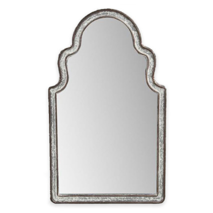 Cheung's Elegant Curved Top Mirror - Grey