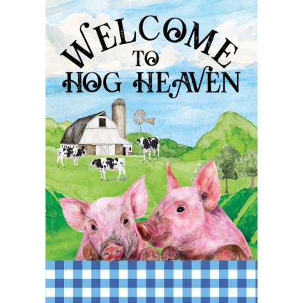 Hog Heaven House Flag