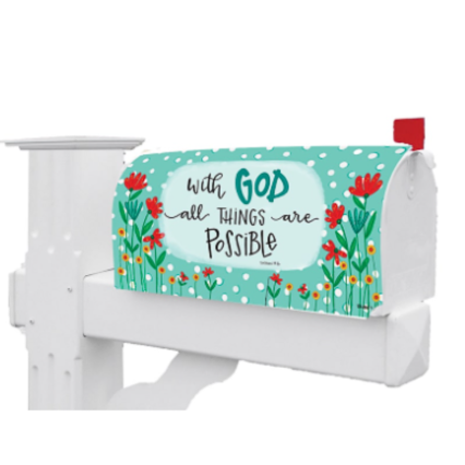 With God Mailbox Cover