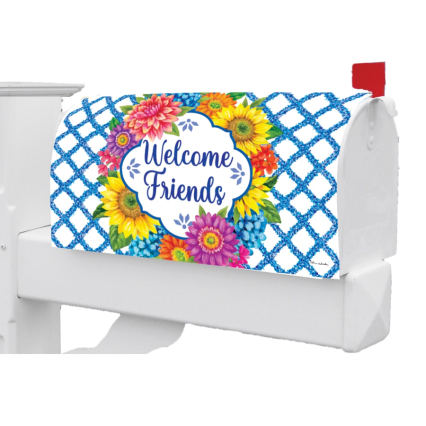 Floral Vines Mailbox Cover