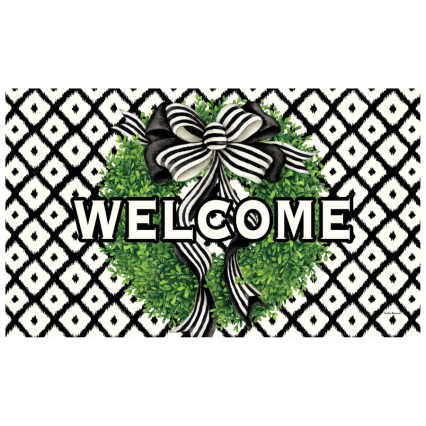 Sophisticated Stripe Doormat
