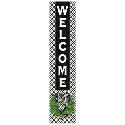 Sophisticated Stripe Yard Expression Sign