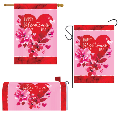Hearts & Flowers Yard Decor Set