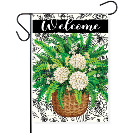 Elegant Fern Garden Flag