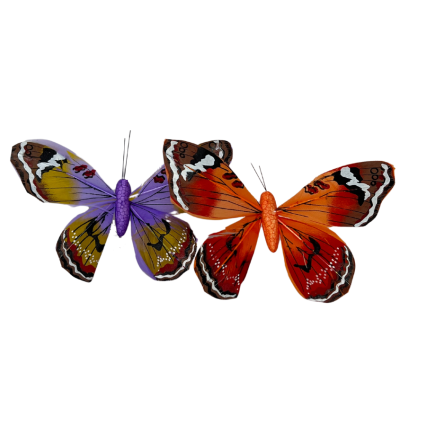 Styrofoam Butterfly 2-pack 1.5 Inches