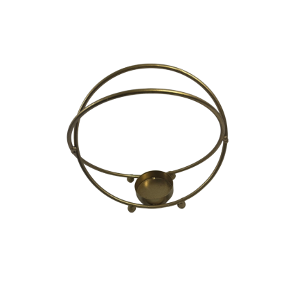 Gold Geometric Candle Holder