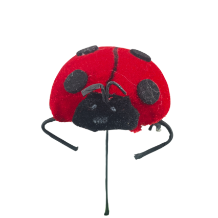 7" Velvet Ladybug Pick