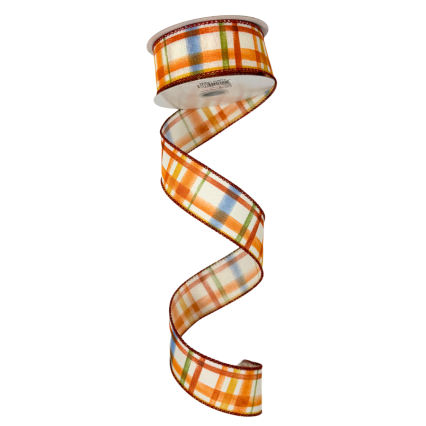 1.5" x 10yd Autumn Tuttola Plaid Ribbon