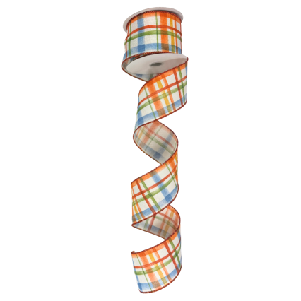 2.5"x 10yd Autumn Tuttola Plaid Ribbon