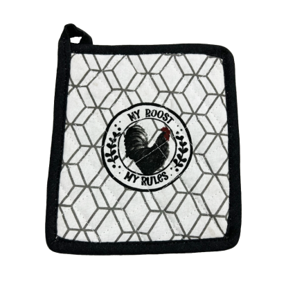 Rooster Printed Pot Holder